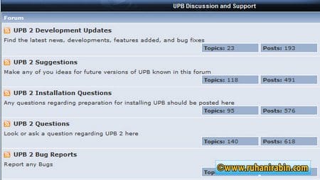 php forum myupb