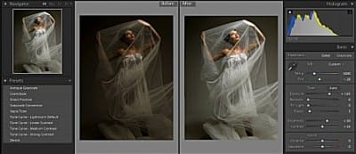 develop photos in lightroom