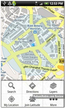 HTC Desire Google Maps 4.1 with Latitude
