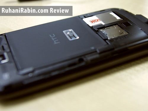 HTC Desire SIM card and MicroSD