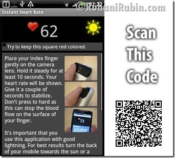 Instant-Heart-Rate-with-QRCODE