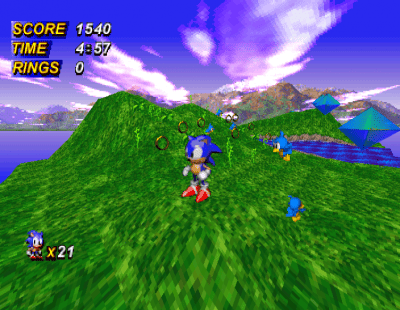 Sonic X treme engine test screenshot 400x310 4 Video Games That Shouldn 039 t Have Been Cancelled