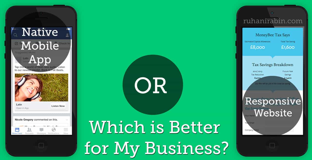 mobile app vs responsive design featured1