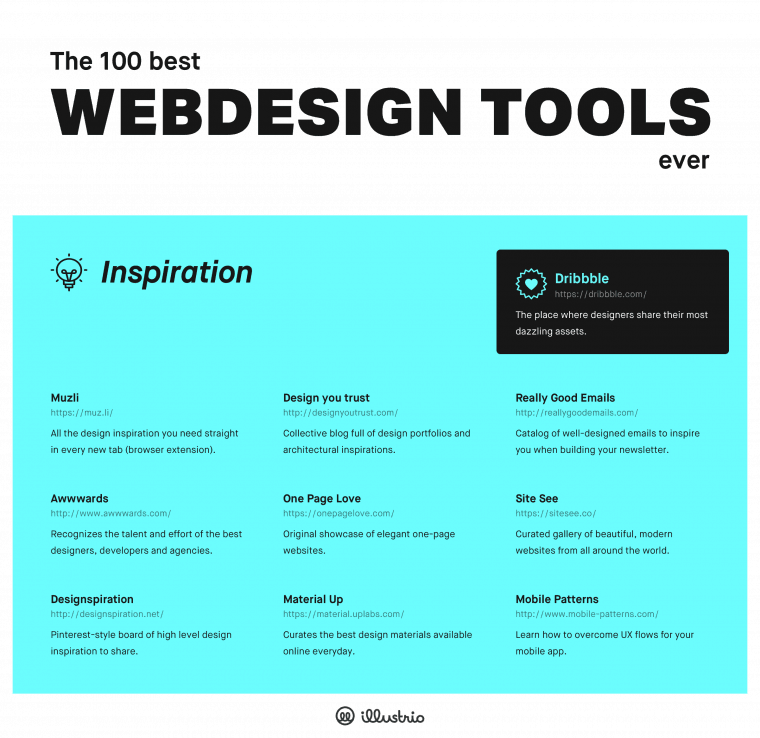 10 Best Web Design Tools for Inspiration