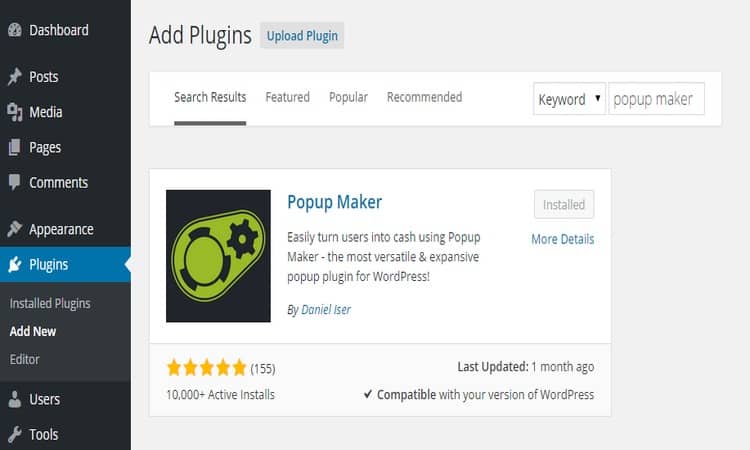 1 Install A Popup Maker Plugin On Your Website