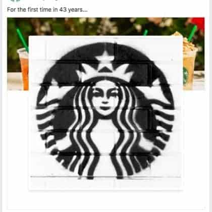 Starbucks social post 1 420x420 Checklist For Crafting Social Media Campaigns That Gets You Result