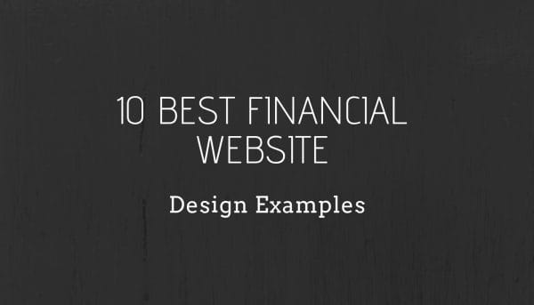 10 Best Financial Website Design Examples