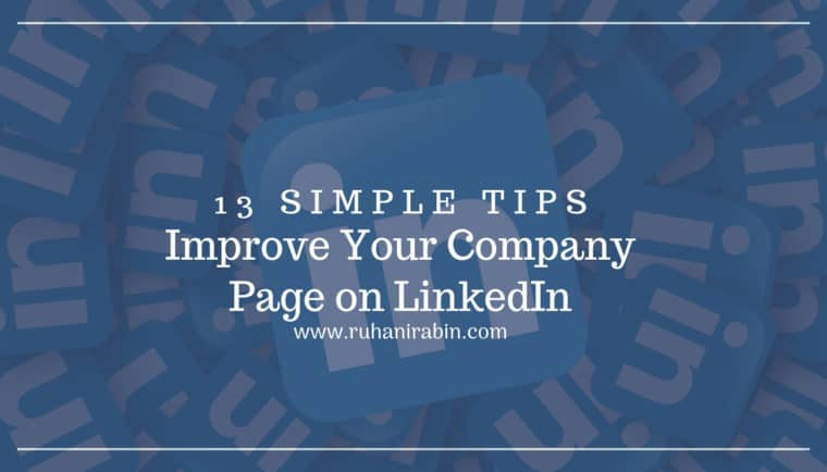 13 Simple Tips To Improve Your Company Page on LinkedIn 2