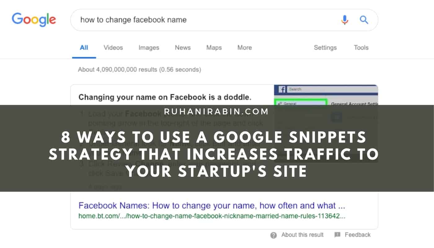 8 Ways to Use a Google Snippets Strategy That Increases Traffic to Your Startups Site