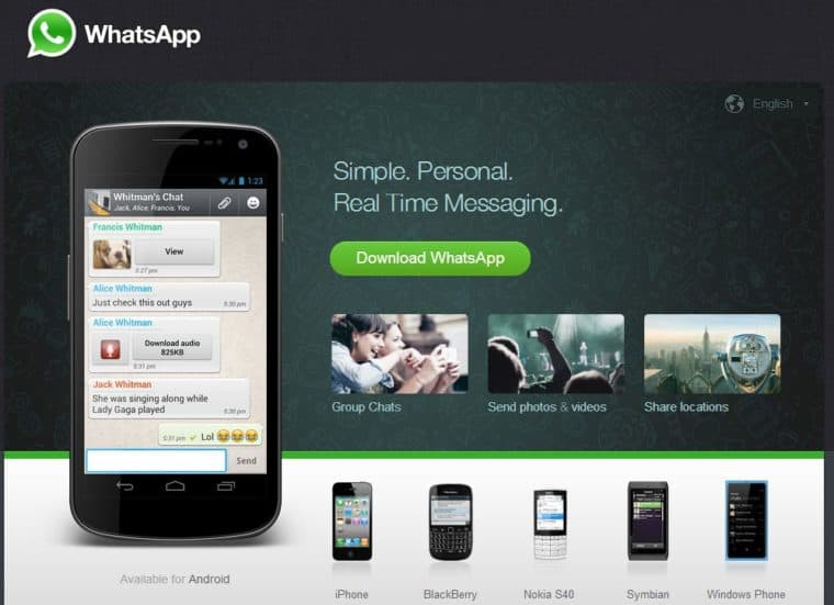 Messaging made easy: WhatsApp