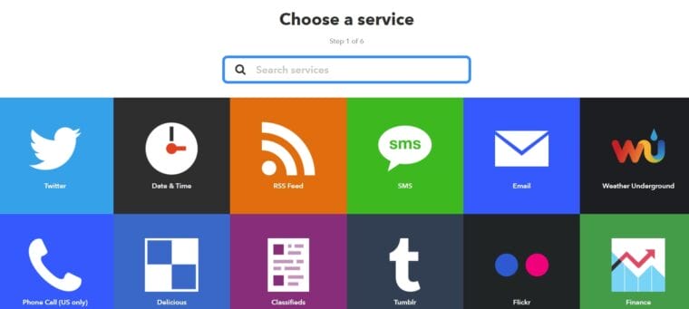 the IFTTT Applet