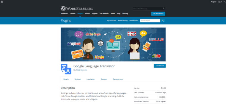 Google Language Translator