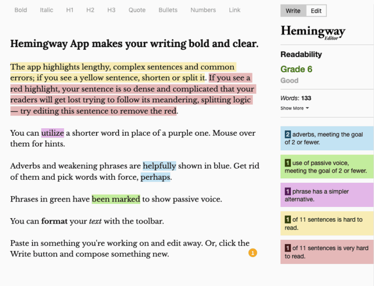 Hemingway editor is one of the most reliable software which corrects grammatical and spelling errors.