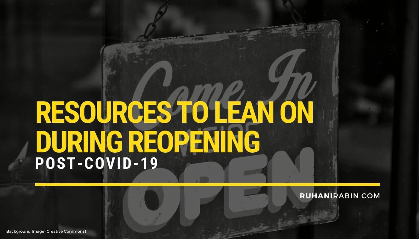 2Resources to Lean on During Reopening Post COVID 19