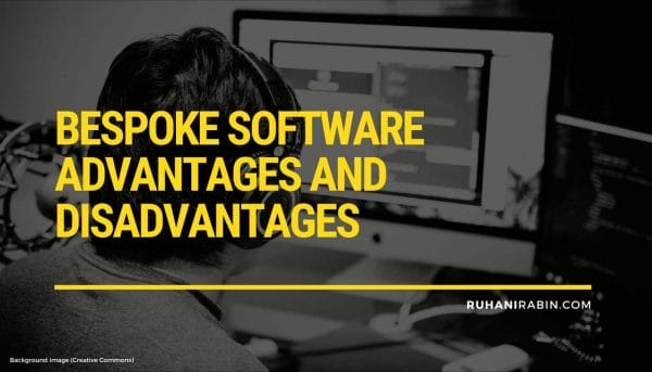 Bespoke Software Advantages And Disadvantages