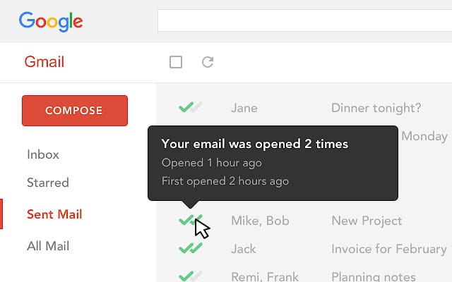 Email Tracking Google