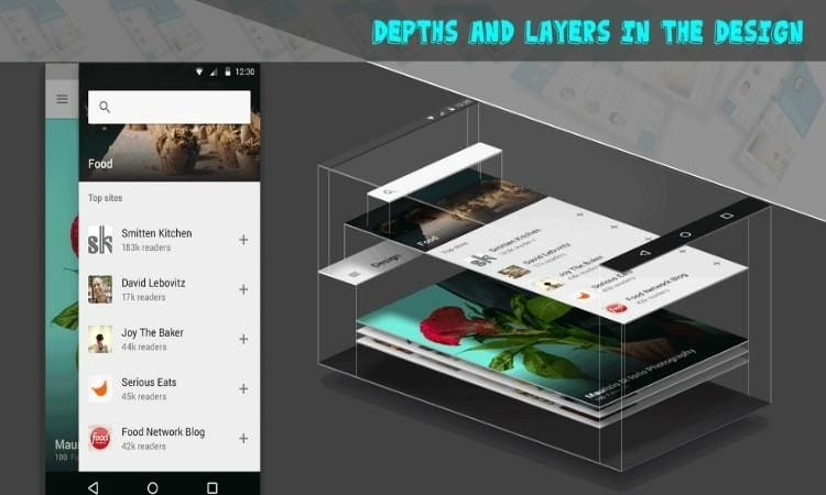 Successful Mobile App Designing - Depths and Layers in the Design