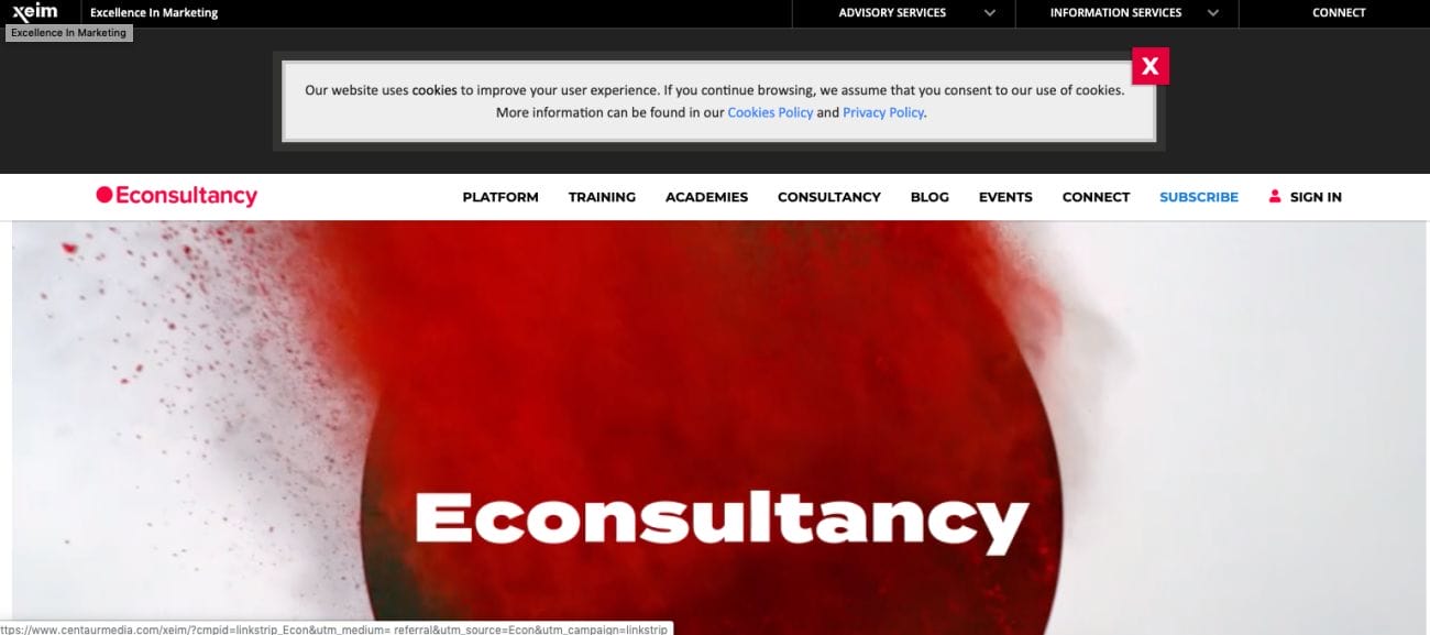 Learn Marketing: This is a global consultancy website that has many options to teach its users about the different aspects of digital marketing