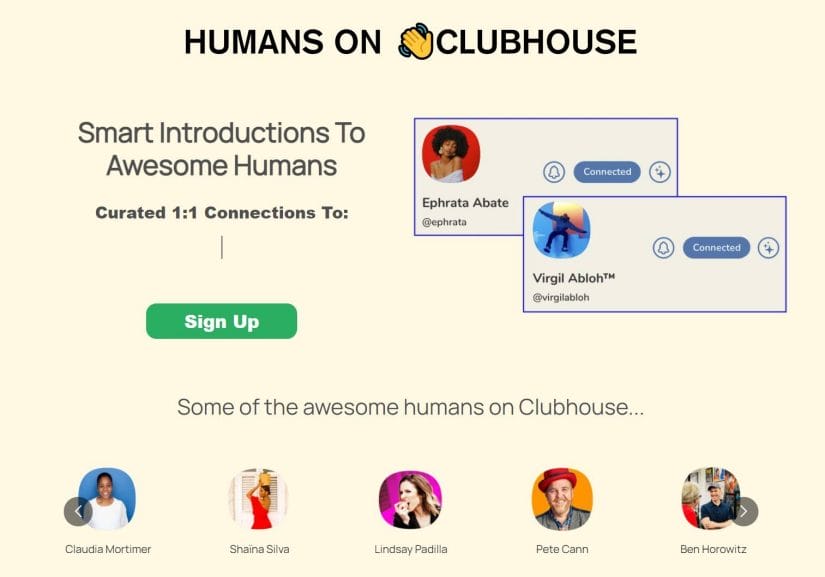 Humans on Clubhouse - most useful clubhouse tools