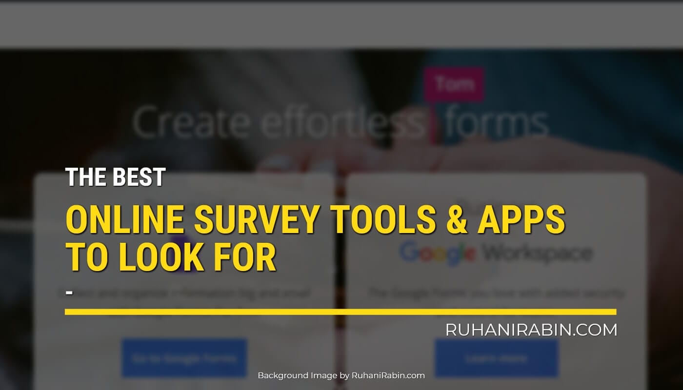 Top 15 Online Survey Tools & Apps To Look For In 2024