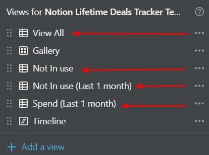 The Views Notion Template For Lifetime Deals 2