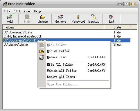 Hide Folder