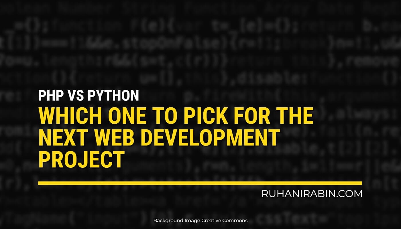 Php Vs Python Which One To Pick