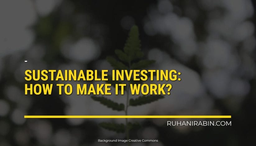 Sustainable Investing How To Make It Work