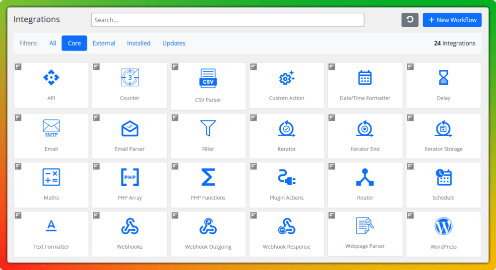 Flowmattic Integrations Internal