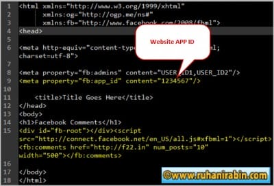 Facebook comments code 2 400x272 How to Add Facebook Social Comment Box on any Website or WordPress