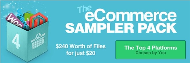 Why should you get the eCommerce Sampler Pack?