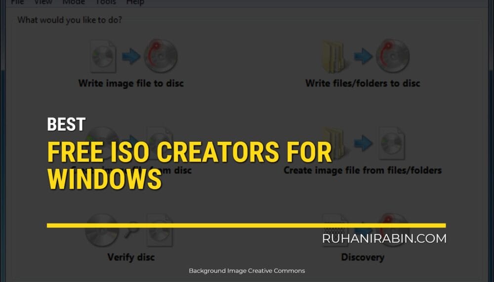 Best Free Iso Creators For Windows