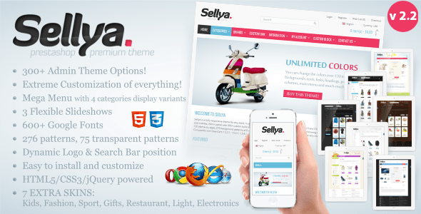 Sellya Responsive Prestashop Theme