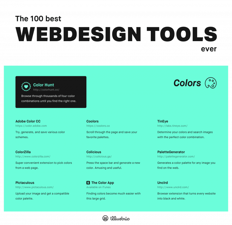 10 Best Web Design Tools for Colors