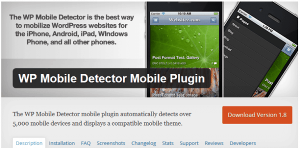 WP Mobile Detector