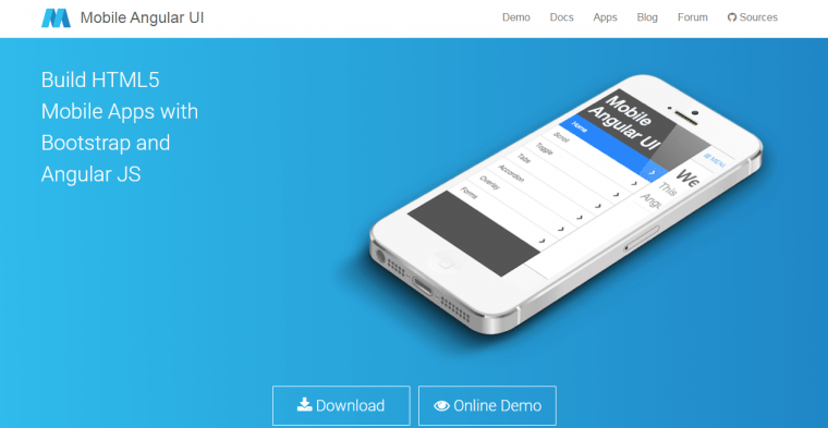 Mobile Angular UI