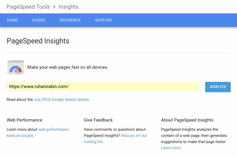 PageSpeed Insights