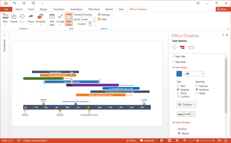 Office Timeline