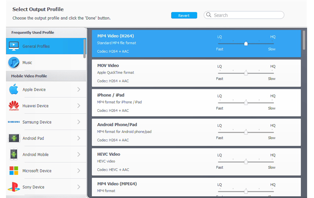 Impressive Conversion Capabilities for Videos