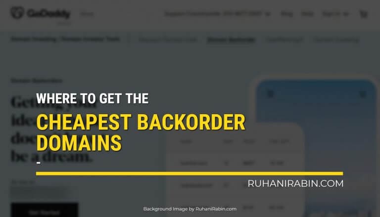 Get Cheapest Backorder Domains