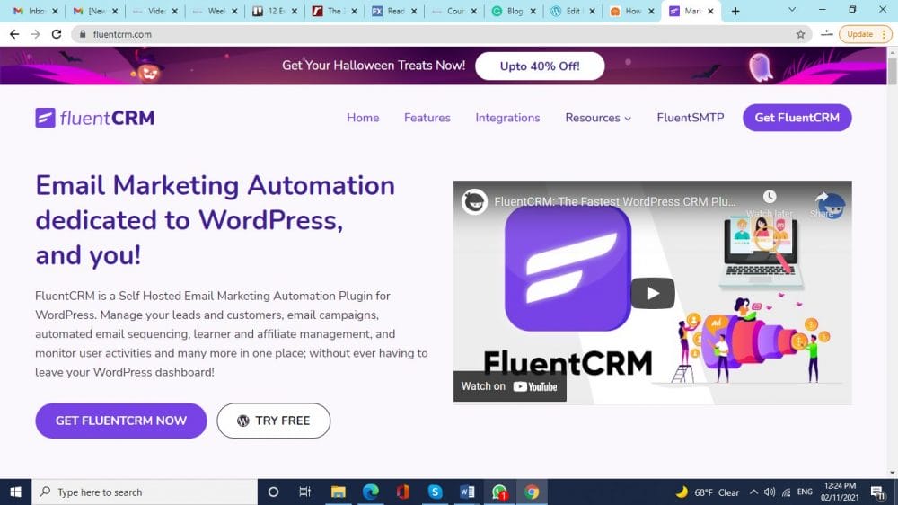 FluentCRM for WordPress
