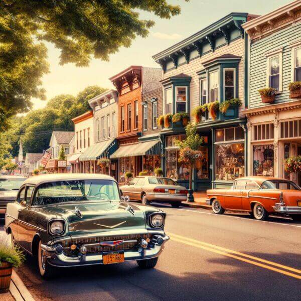 Pleasantville New York Usa Nostalgia In A Town Stuck In The 50s