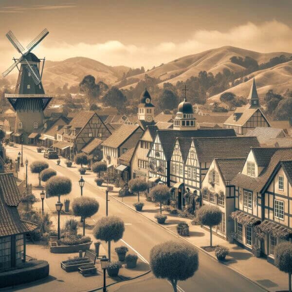 Solvang California Usa A Danish Enclave From The 1950s