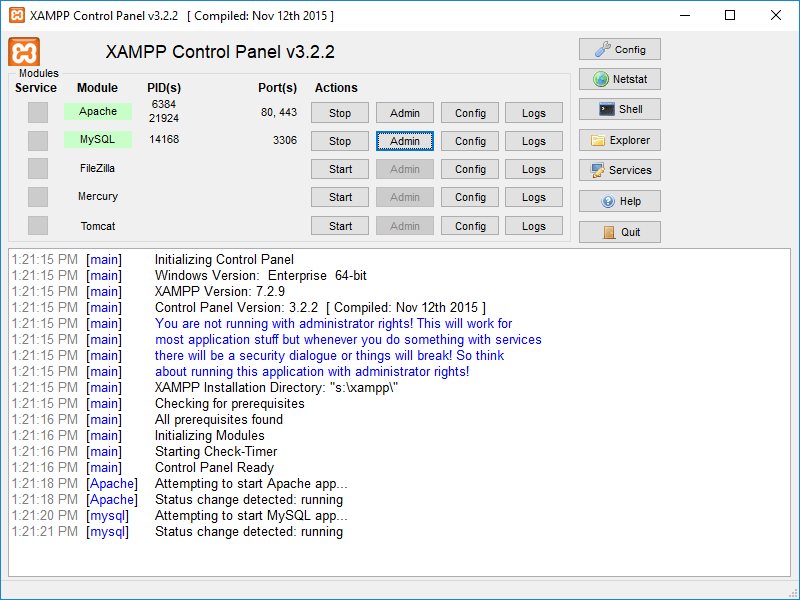 Xampp Portable Edition - Easy to run PHP Apache MySQL Web Server from USB Disks